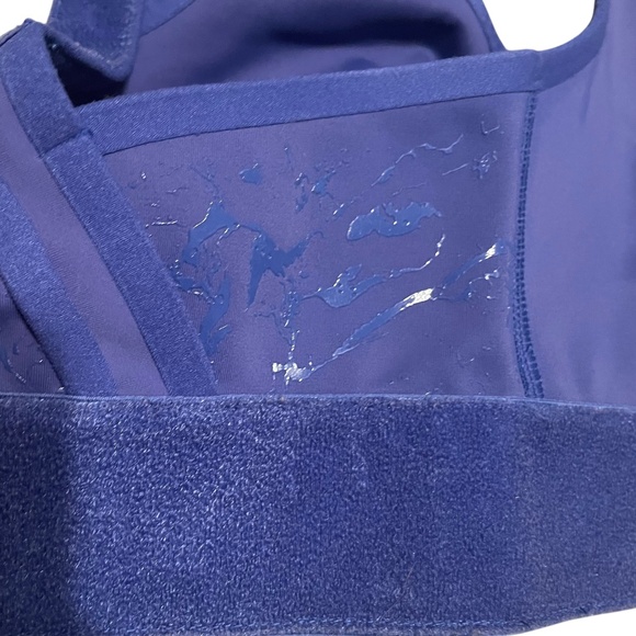 Shefit Zip Front Blue Sports Bra‎ Size S - Picture 3 of 5